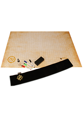 ENHANCE Tabletop RPG Grid Mat Campaign Kit 